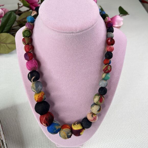 Plunder Design Fashion Jewelry Boutique Boho Necklace Earrings Set New - Picture 2 of 9